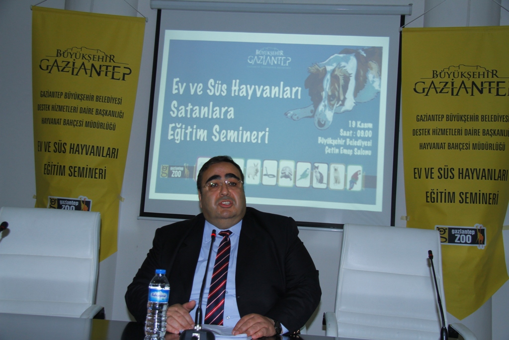 ev sus hayvanlari saticilarina egitim semineri verildi gaziantep buyuksehir belediyesi